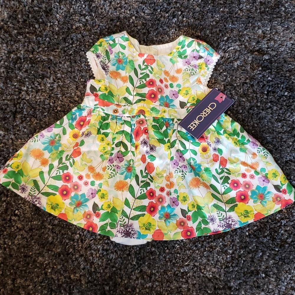 Girls Spring/Summer Floral Dress